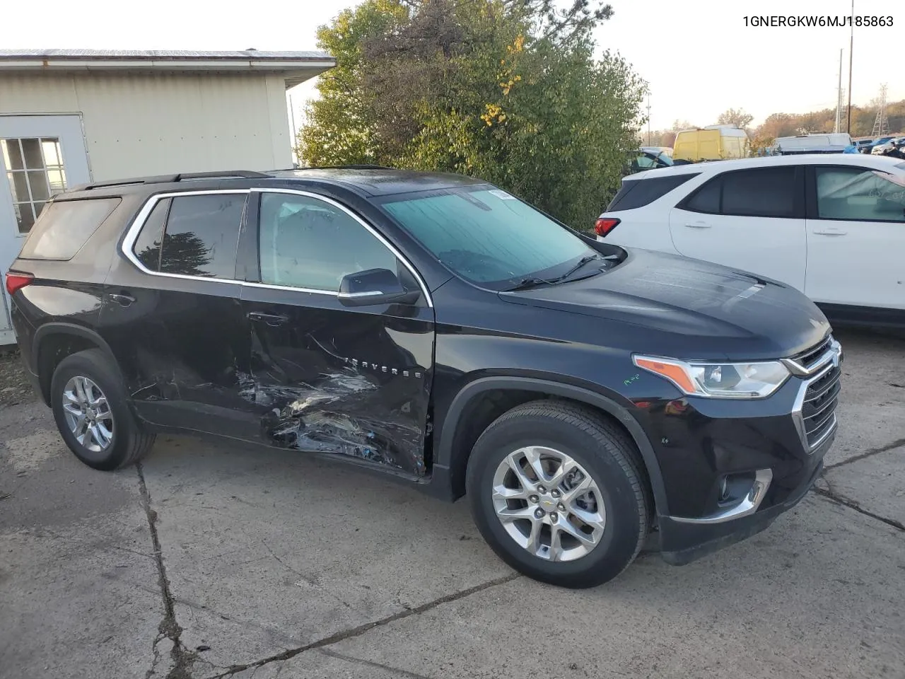 2021 Chevrolet Traverse Lt VIN: 1GNERGKW6MJ185863 Lot: 77026684