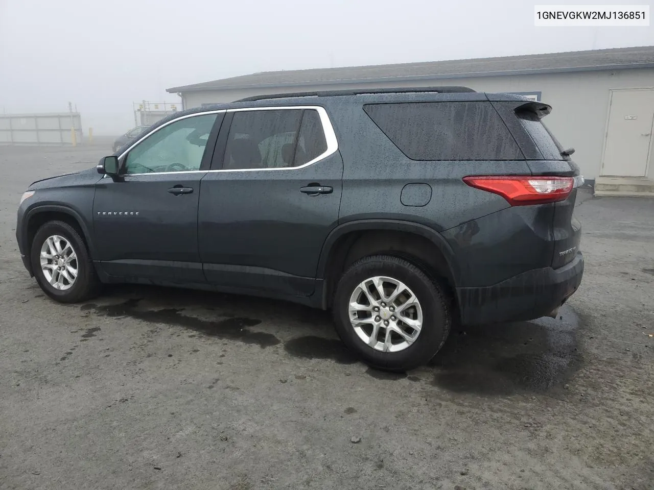 1GNEVGKW2MJ136851 2021 Chevrolet Traverse Lt