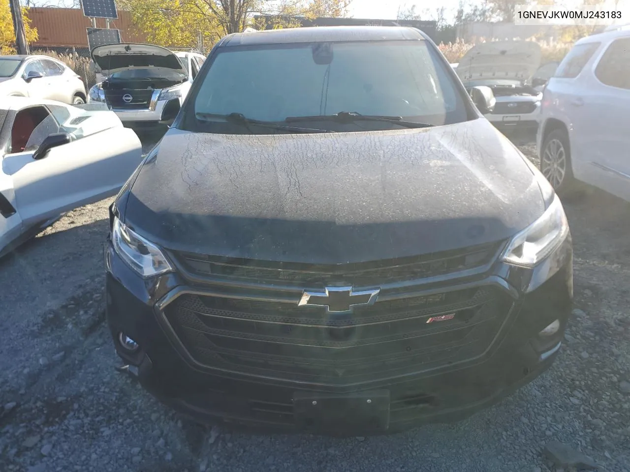 2021 Chevrolet Traverse Rs VIN: 1GNEVJKW0MJ243183 Lot: 77839764