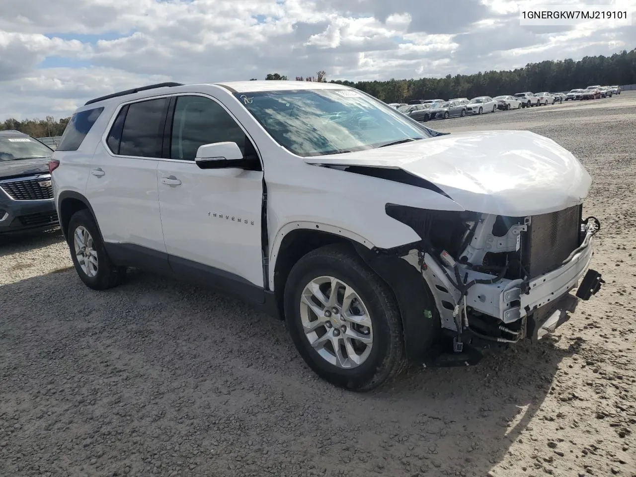 2021 Chevrolet Traverse Lt VIN: 1GNERGKW7MJ219101 Lot: 78355234