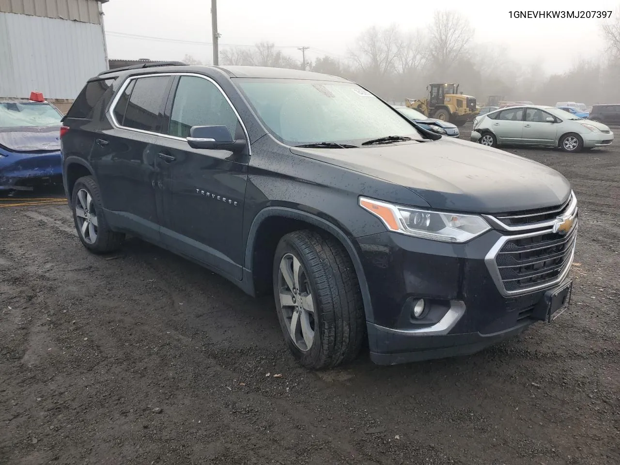 2021 Chevrolet Traverse Lt VIN: 1GNEVHKW3MJ207397 Lot: 78433674