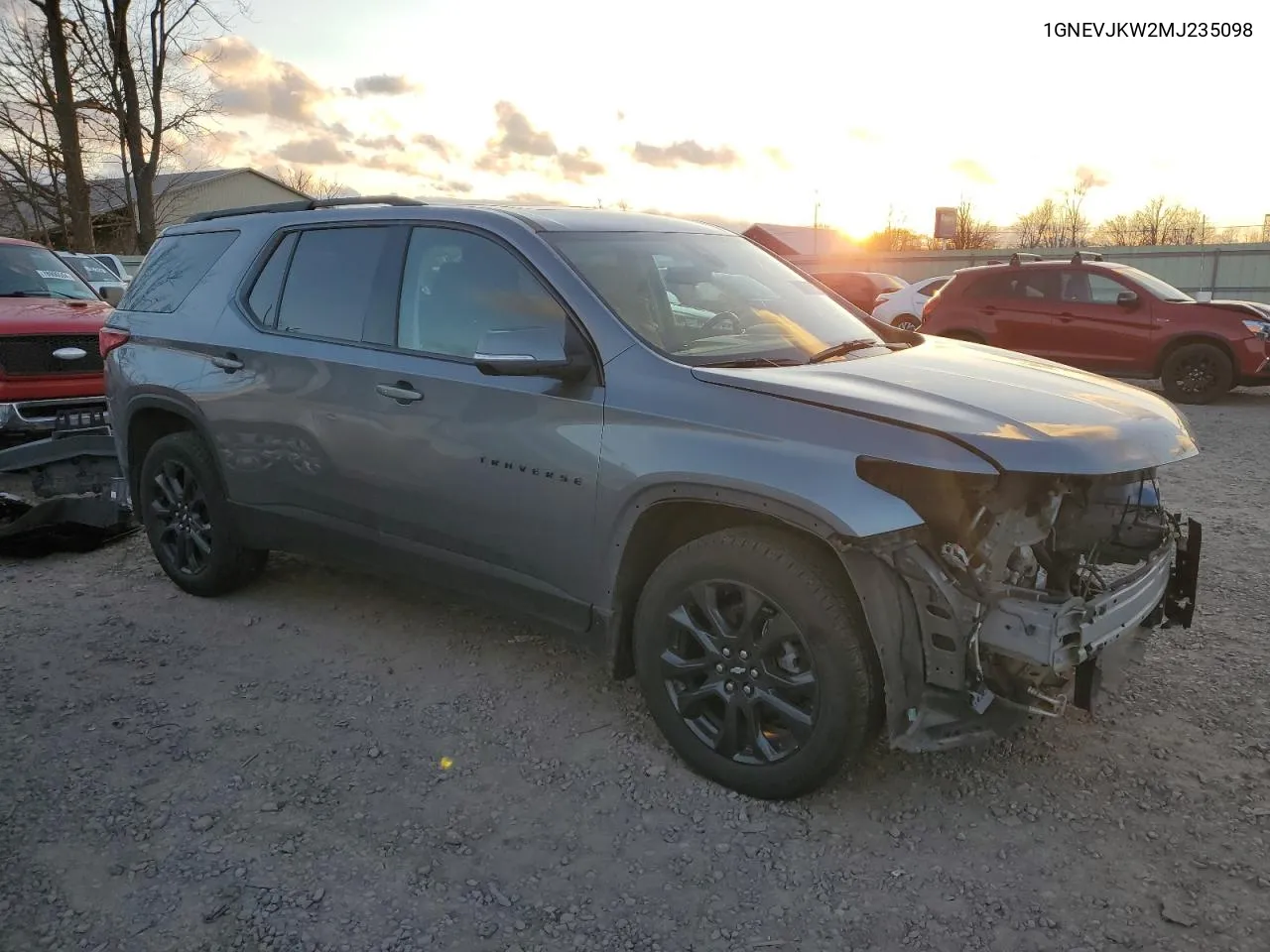 2021 Chevrolet Traverse Rs VIN: 1GNEVJKW2MJ235098 Lot: 78651734