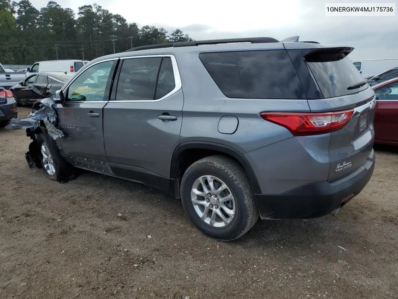 2021 Chevrolet Traverse Lt VIN: 1GNERGKW4MJ175736 Lot: 80086014