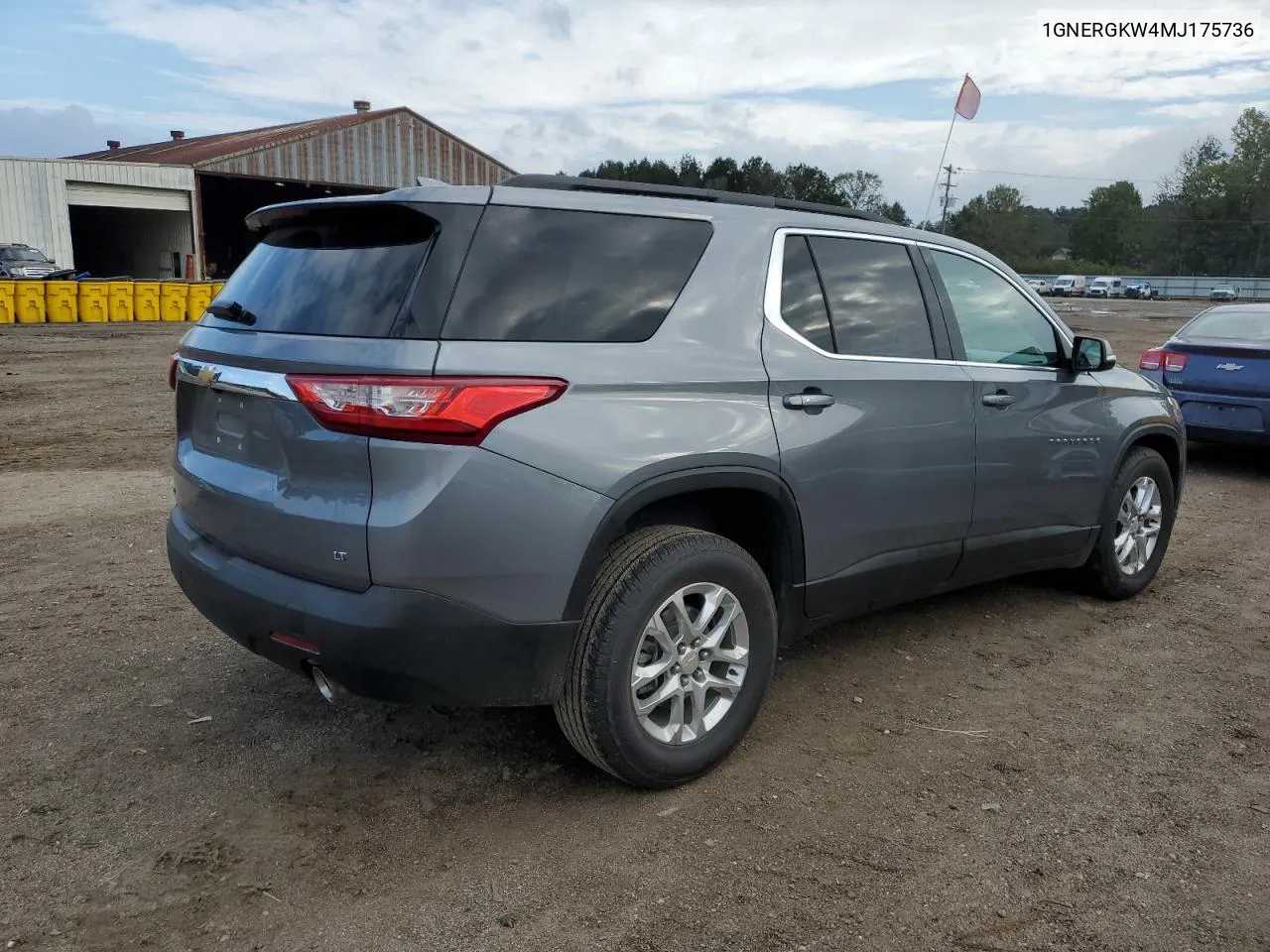 2021 Chevrolet Traverse Lt VIN: 1GNERGKW4MJ175736 Lot: 80086014