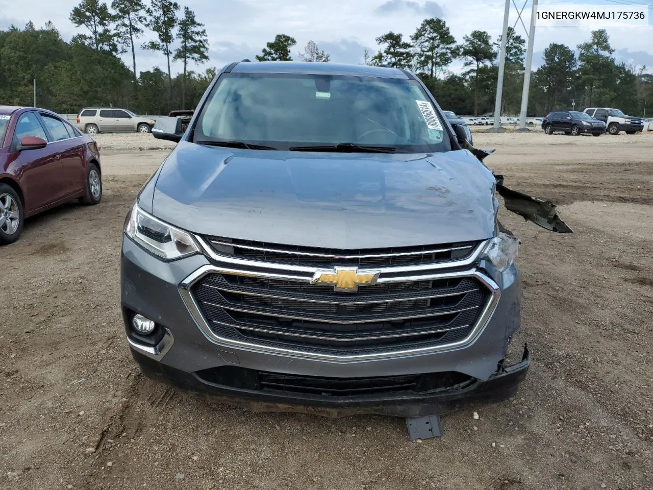 2021 Chevrolet Traverse Lt VIN: 1GNERGKW4MJ175736 Lot: 80086014