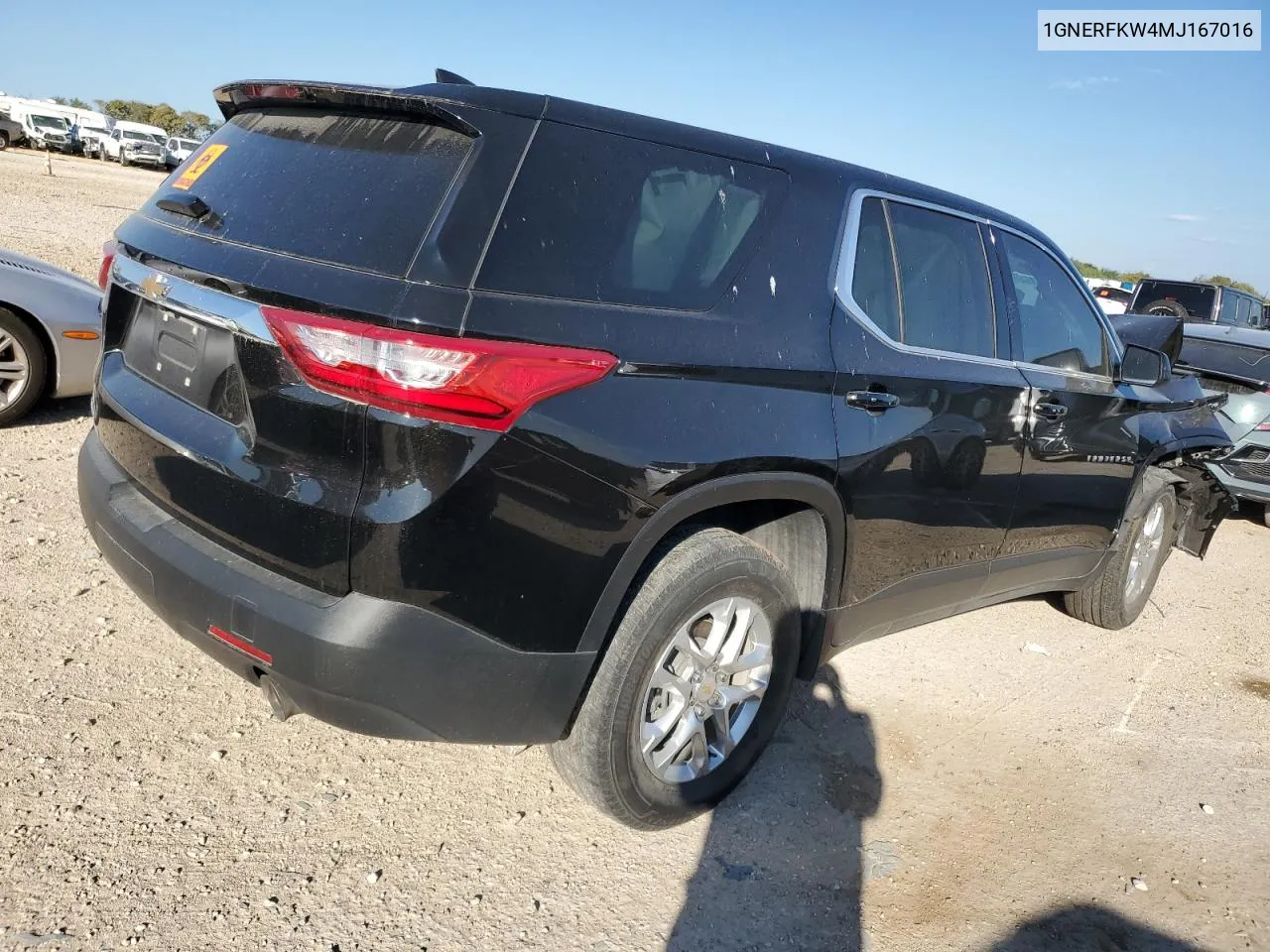 2021 Chevrolet Traverse Ls VIN: 1GNERFKW4MJ167016 Lot: 80395674