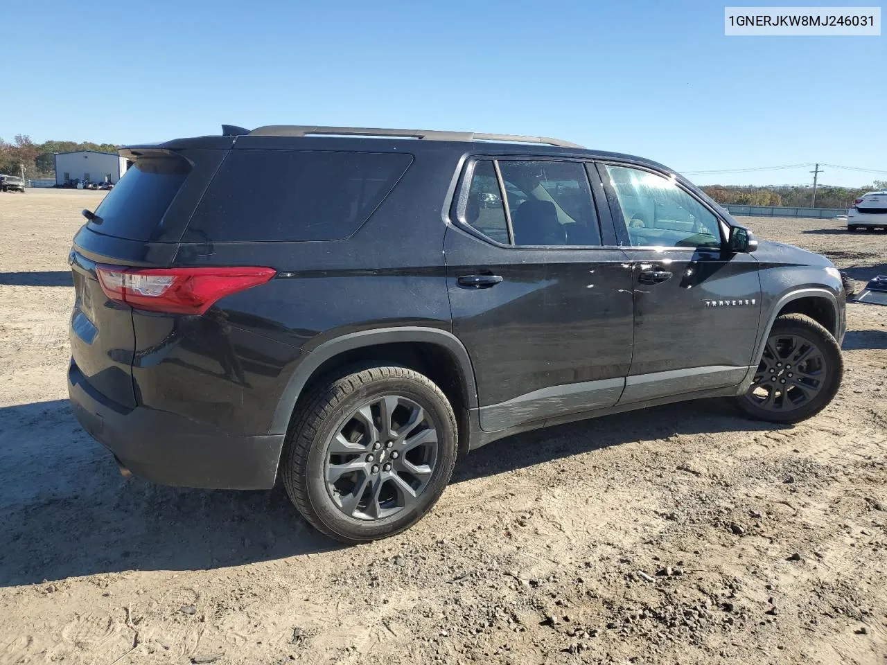 2021 Chevrolet Traverse Rs VIN: 1GNERJKW8MJ246031 Lot: 80468954