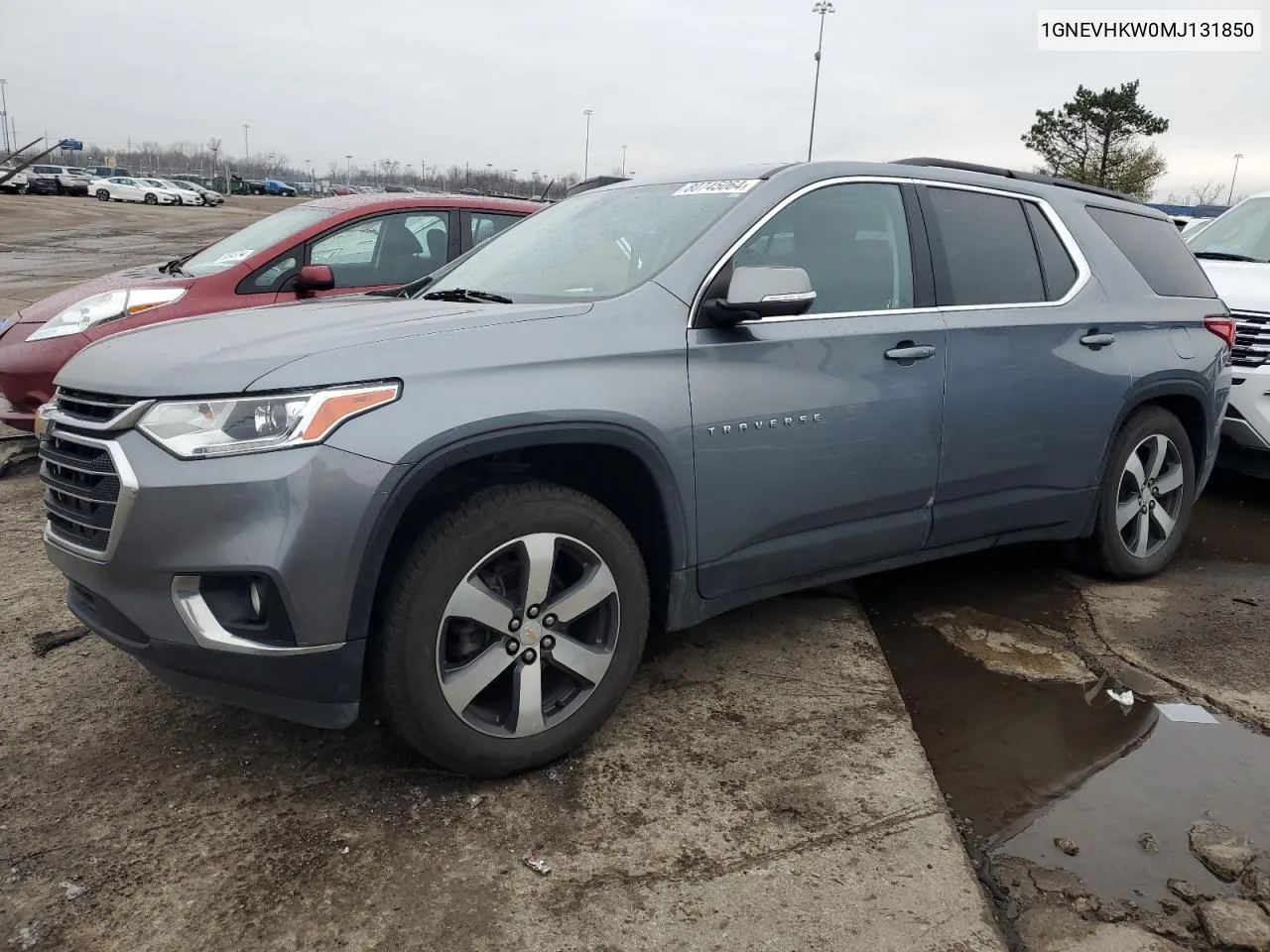 2021 Chevrolet Traverse Lt VIN: 1GNEVHKW0MJ131850 Lot: 80745064