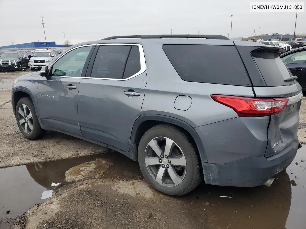 2021 Chevrolet Traverse Lt VIN: 1GNEVHKW0MJ131850 Lot: 80745064