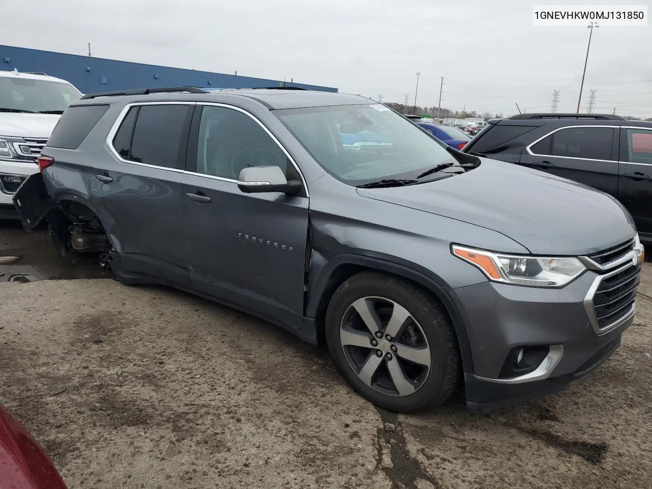 2021 Chevrolet Traverse Lt VIN: 1GNEVHKW0MJ131850 Lot: 80745064