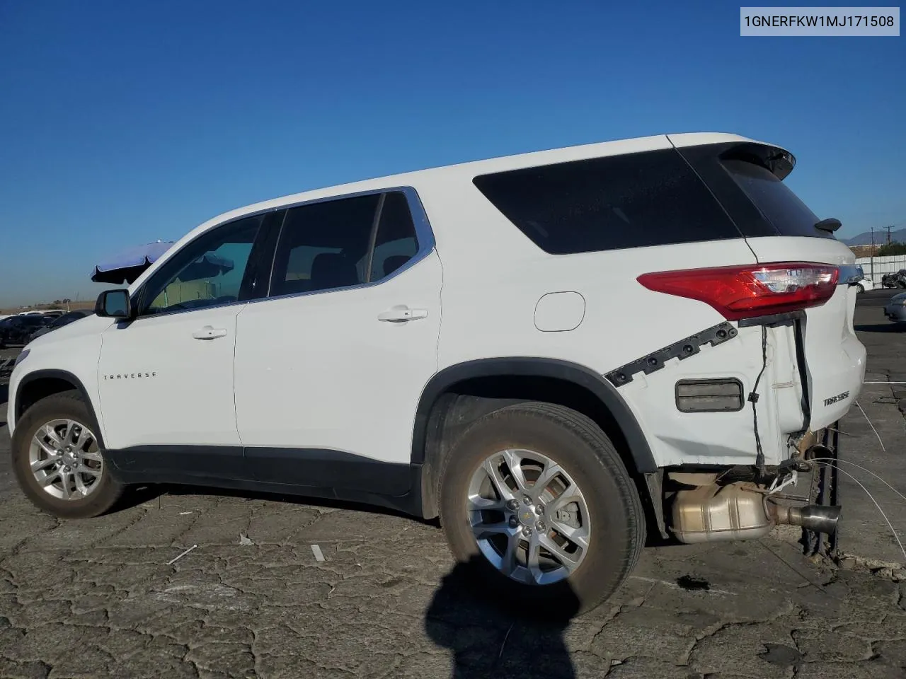 2021 Chevrolet Traverse Ls VIN: 1GNERFKW1MJ171508 Lot: 80886504