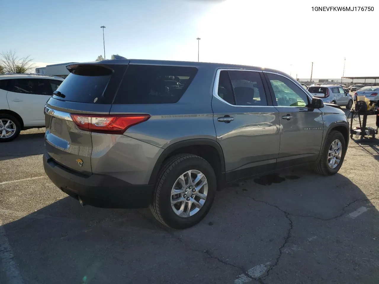 2021 Chevrolet Traverse Ls VIN: 1GNEVFKW6MJ176750 Lot: 81263164