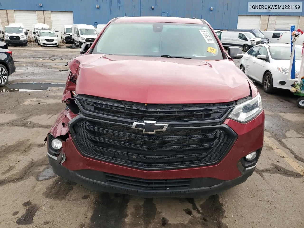 2021 Chevrolet Traverse Lt VIN: 1GNERGKW5MJ221199 Lot: 81598394