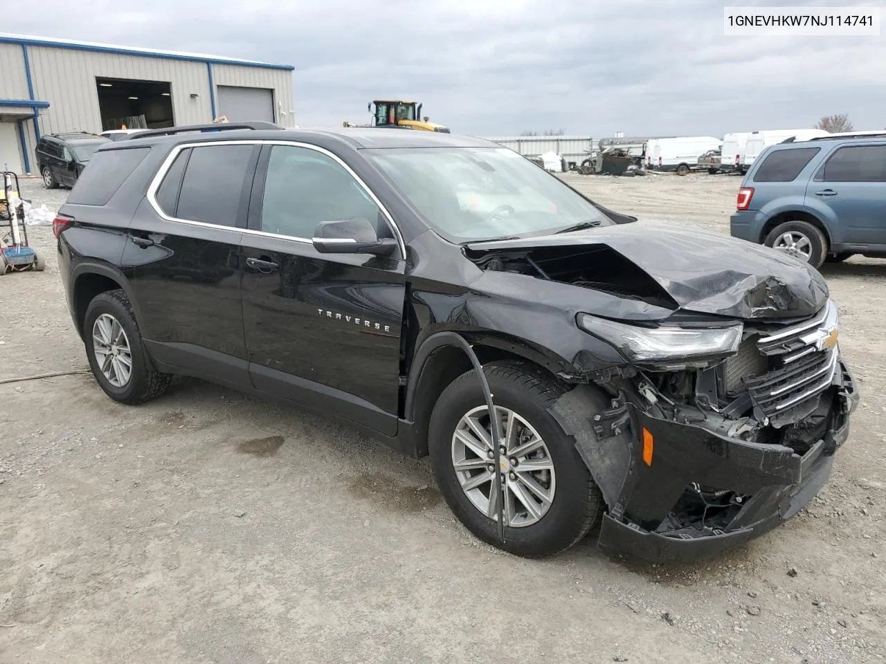 2022 Chevrolet Traverse Lt VIN: 1GNEVHKW7NJ114741 Lot: 44516914