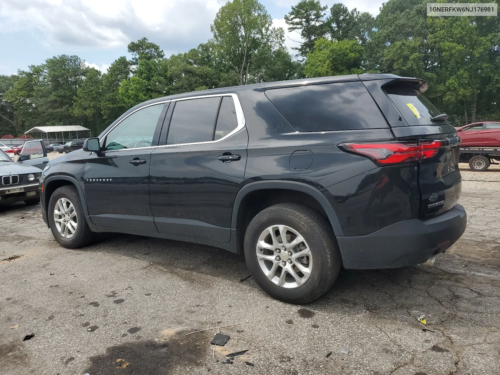 2022 Chevrolet Traverse Ls VIN: 1GNERFKW6NJ176981 Lot: 65802064