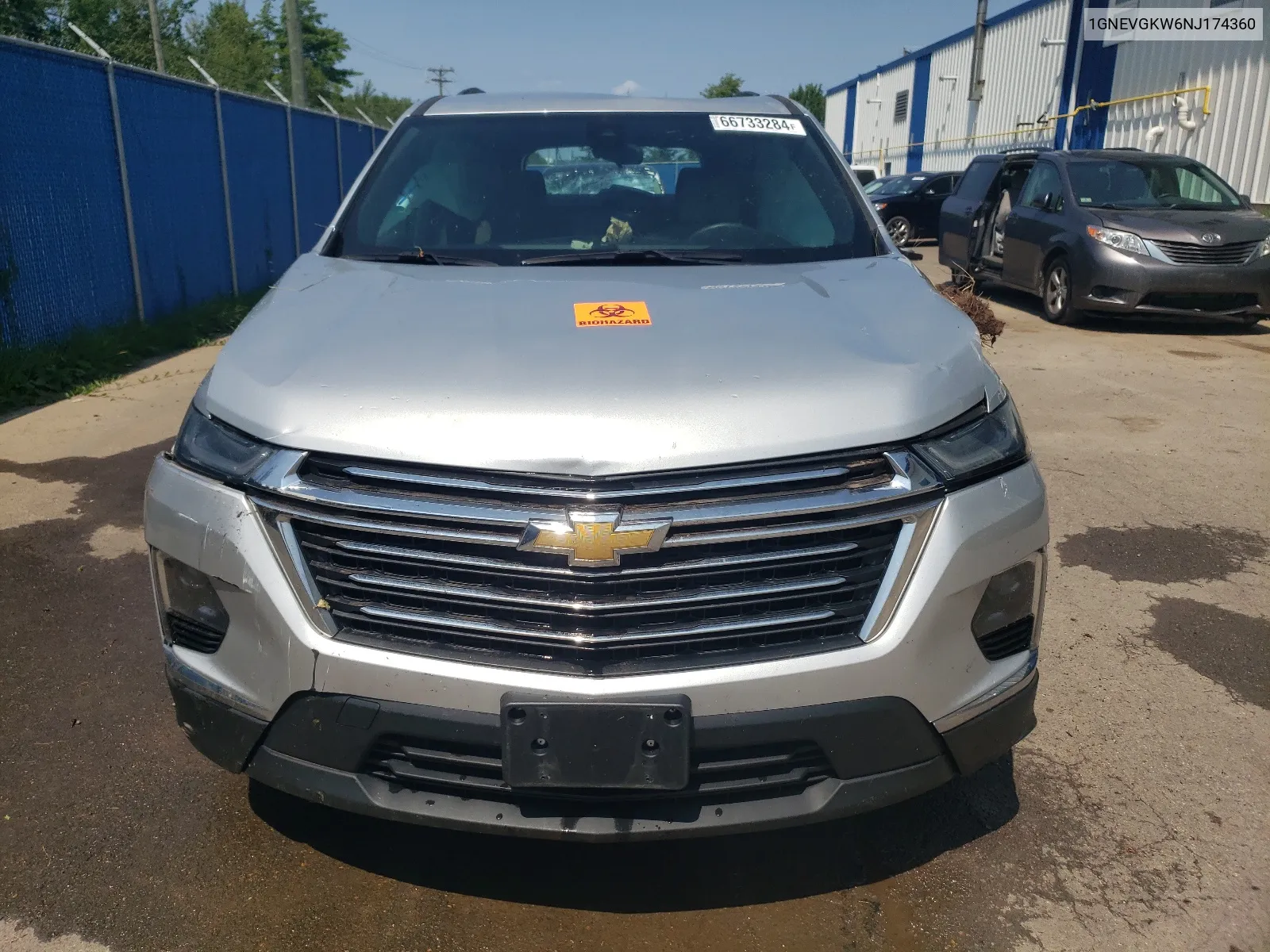 1GNEVGKW6NJ174360 2022 Chevrolet Traverse Lt