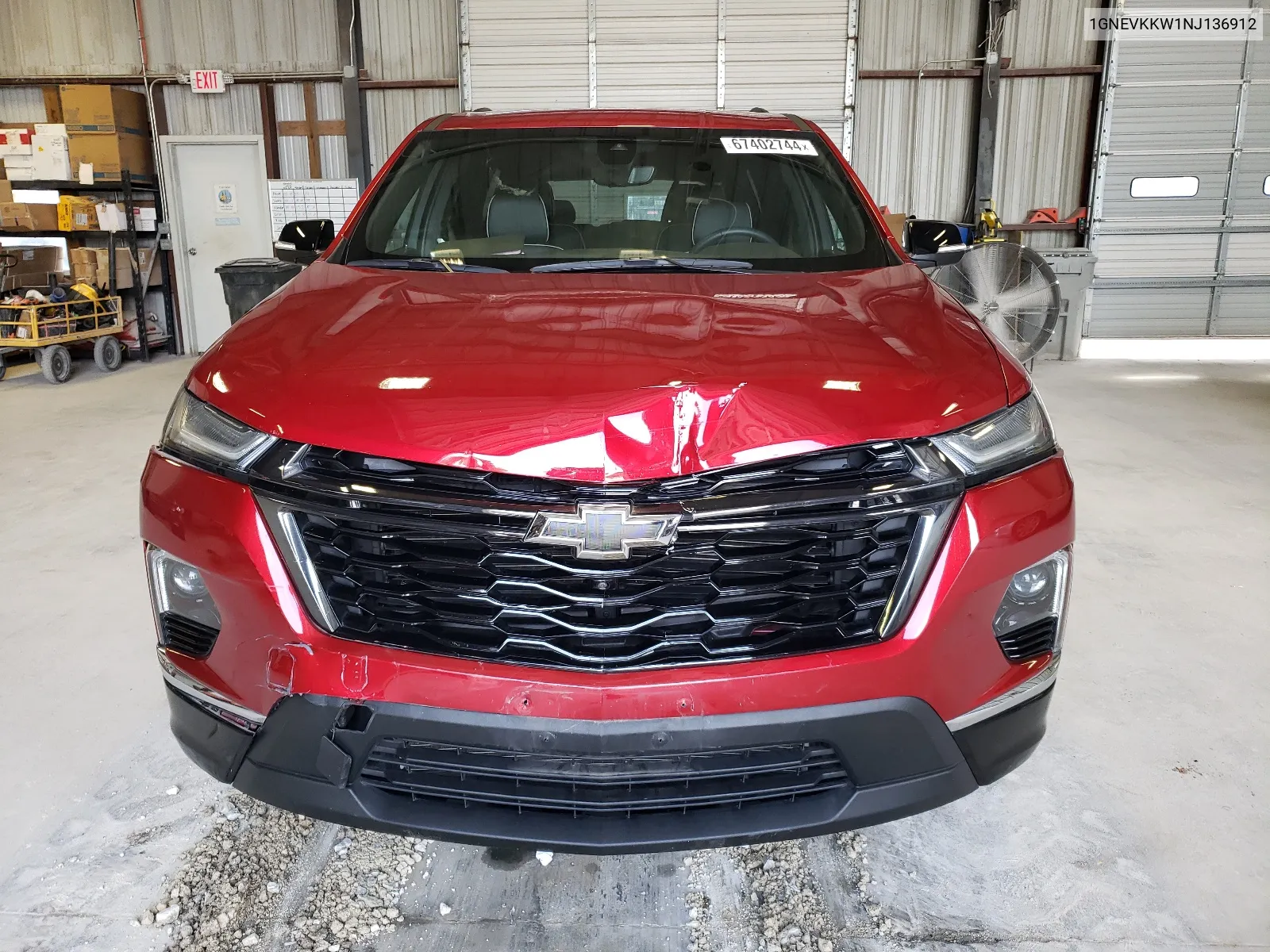 2022 Chevrolet Traverse Premier VIN: 1GNEVKKW1NJ136912 Lot: 67402744