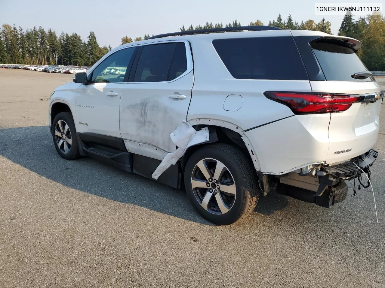 1GNERHKW5NJ111132 2022 Chevrolet Traverse Lt