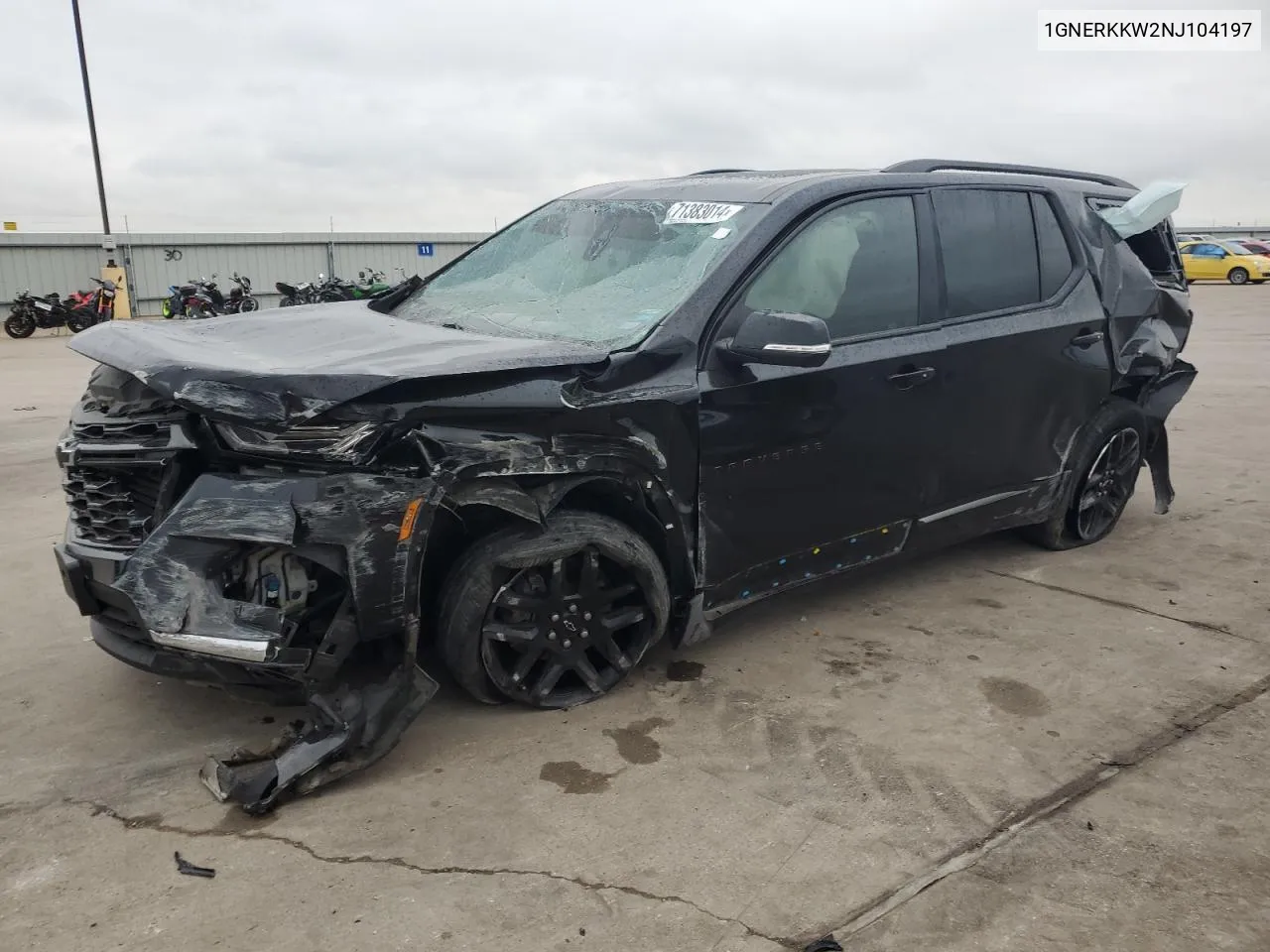 2022 Chevrolet Traverse Premier VIN: 1GNERKKW2NJ104197 Lot: 71383014