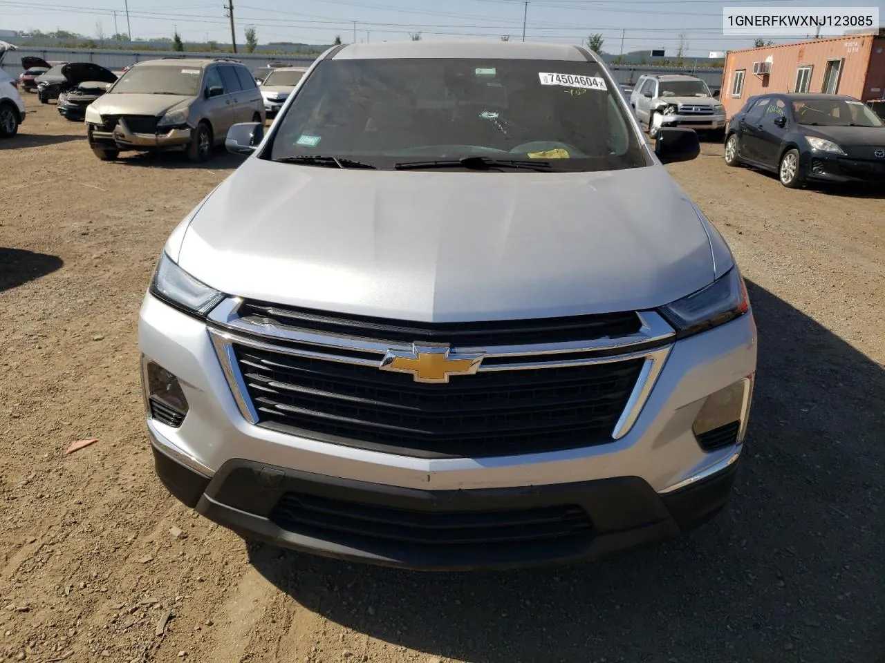 1GNERFKWXNJ123085 2022 Chevrolet Traverse Ls