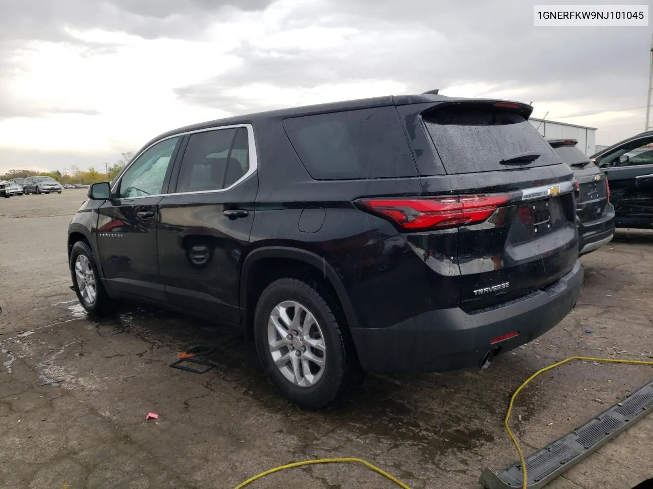 2022 Chevrolet Traverse Ls VIN: 1GNERFKW9NJ101045 Lot: 77411384