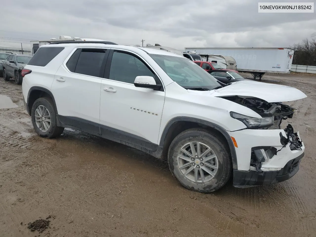 2022 Chevrolet Traverse Lt VIN: 1GNEVGKW0NJ185242 Lot: 80717324