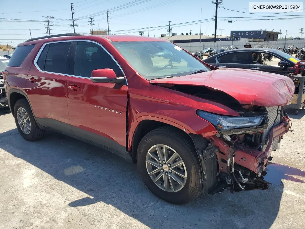 2023 Chevrolet Traverse Lt VIN: 1GNERGKW2PJ315934 Lot: 54013414