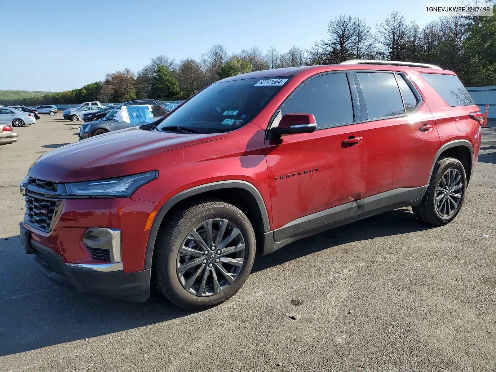 2023 Chevrolet Traverse Rs VIN: 1GNEVJKW8PJ247499 Lot: 63141564