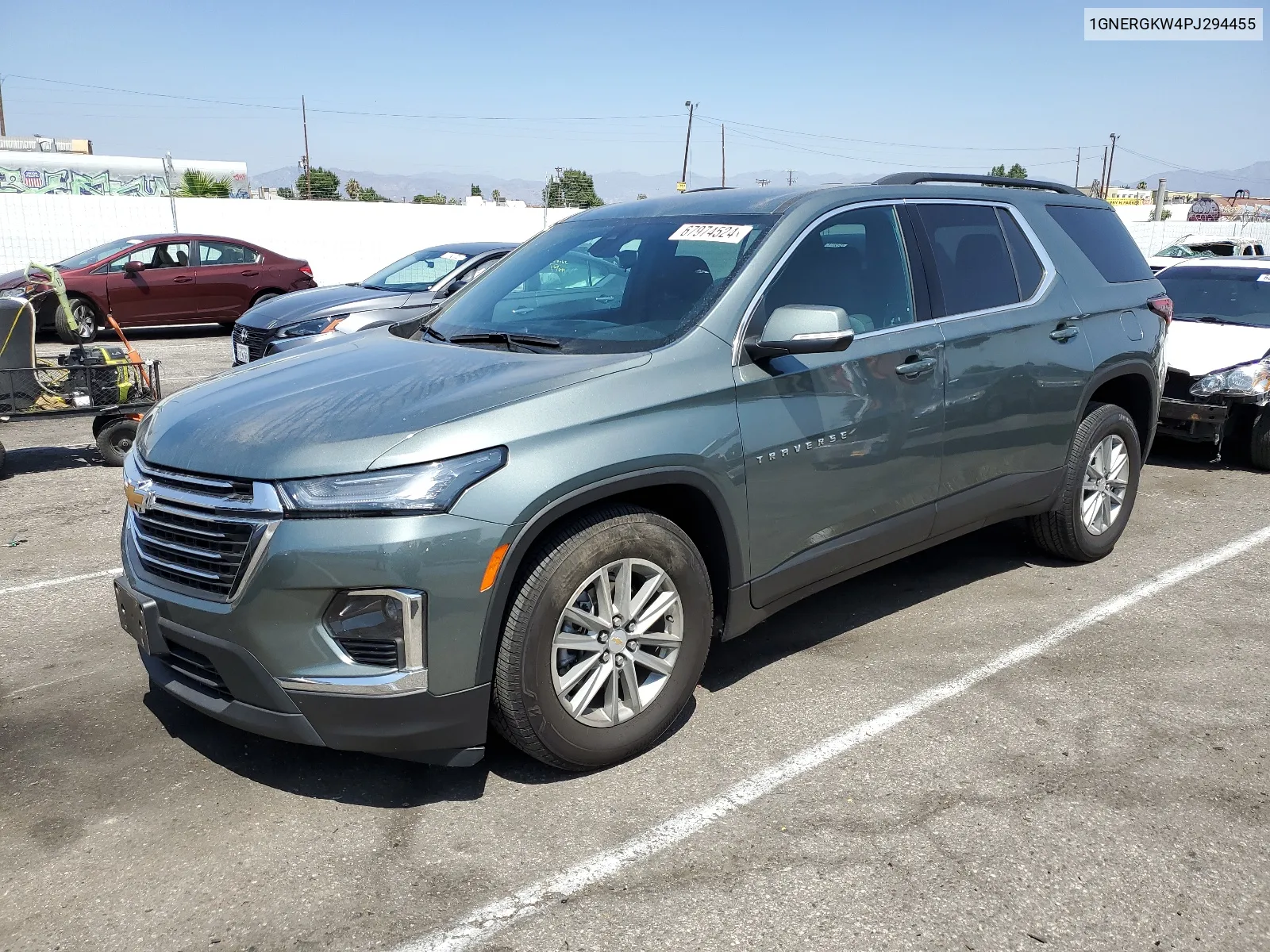 2023 Chevrolet Traverse Lt VIN: 1GNERGKW4PJ294455 Lot: 67974524