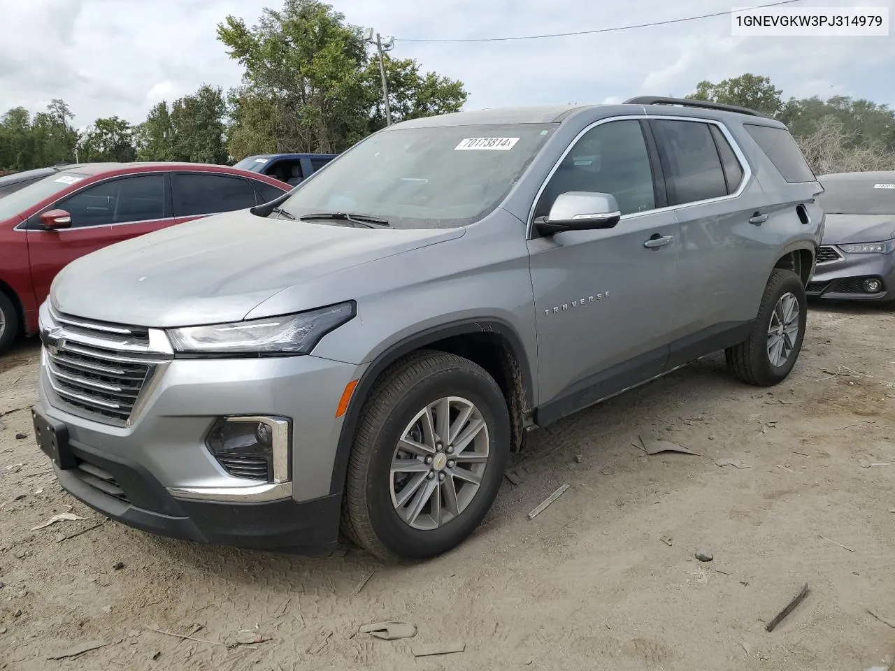 2023 Chevrolet Traverse Lt VIN: 1GNEVGKW3PJ314979 Lot: 70173814