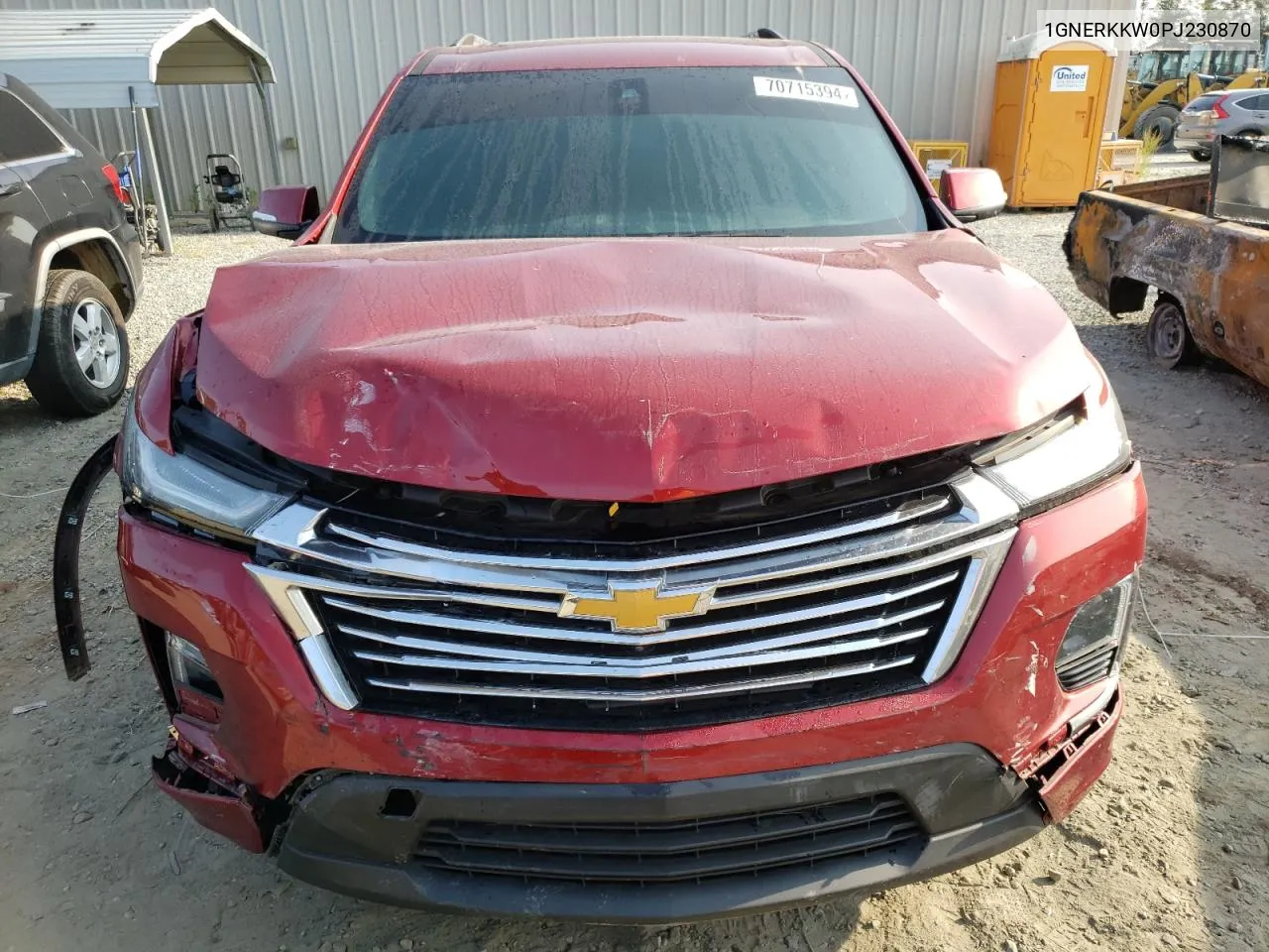 2023 Chevrolet Traverse Premier VIN: 1GNERKKW0PJ230870 Lot: 70715394