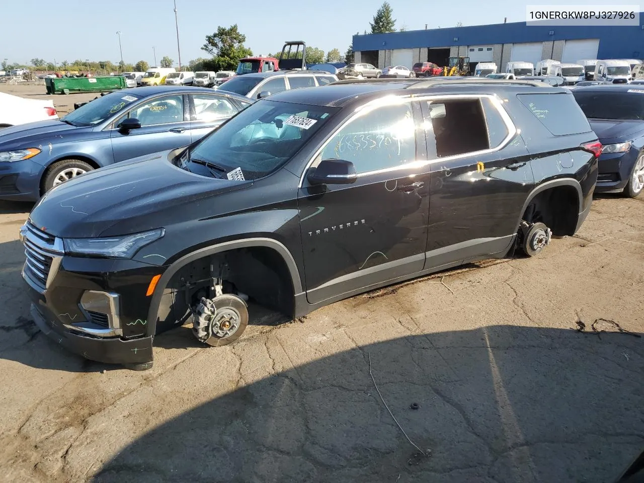 2023 Chevrolet Traverse Lt VIN: 1GNERGKW8PJ327926 Lot: 71657624