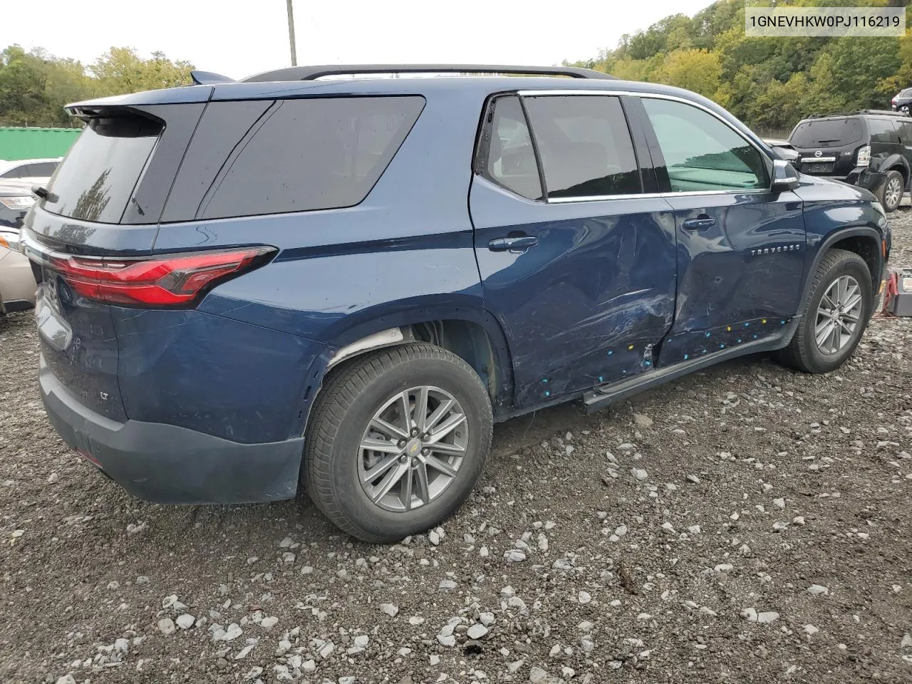 2023 Chevrolet Traverse Lt VIN: 1GNEVHKW0PJ116219 Lot: 72724124