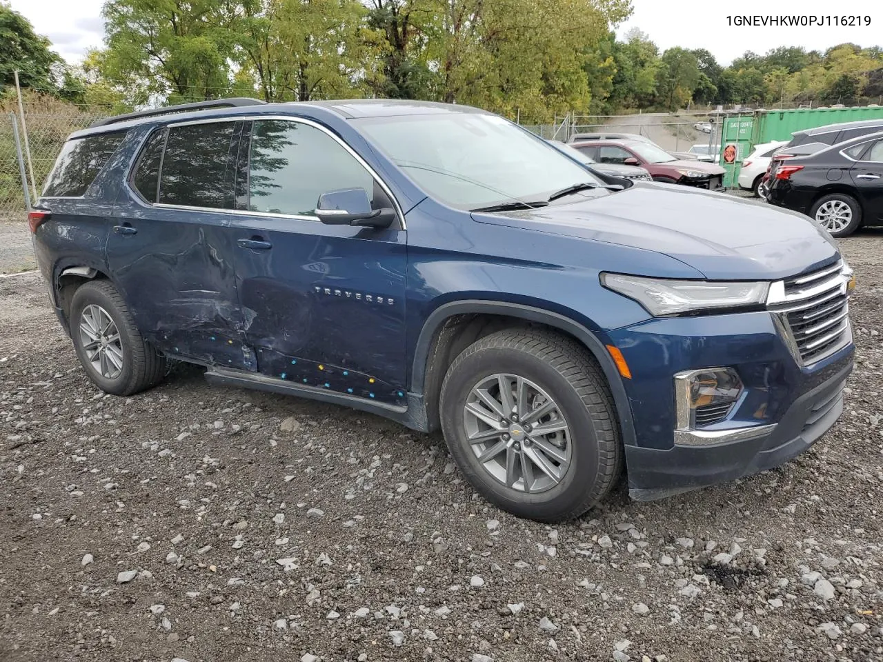 2023 Chevrolet Traverse Lt VIN: 1GNEVHKW0PJ116219 Lot: 72724124