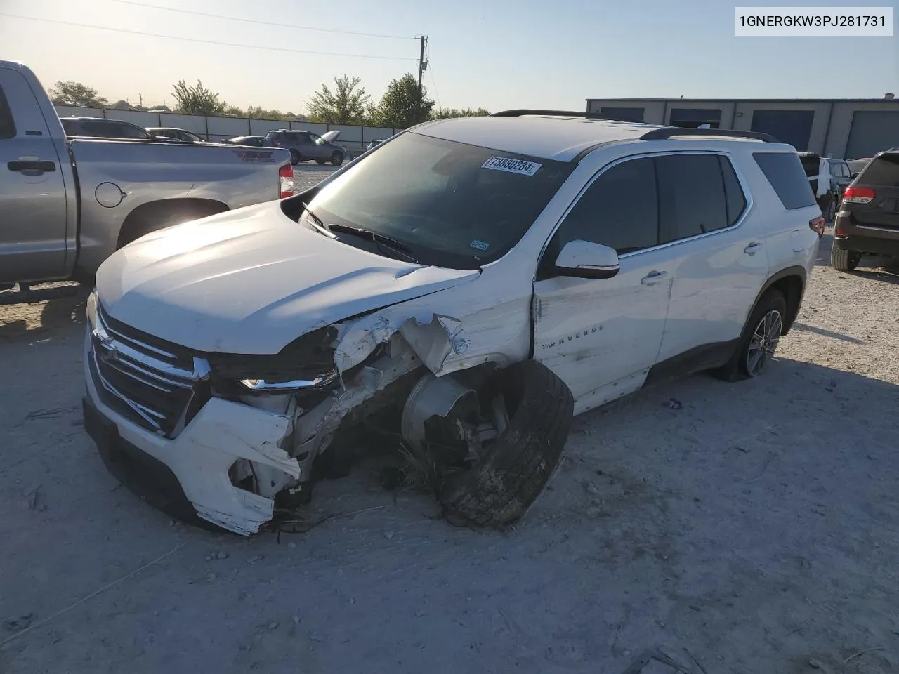 2023 Chevrolet Traverse Lt VIN: 1GNERGKW3PJ281731 Lot: 73880284