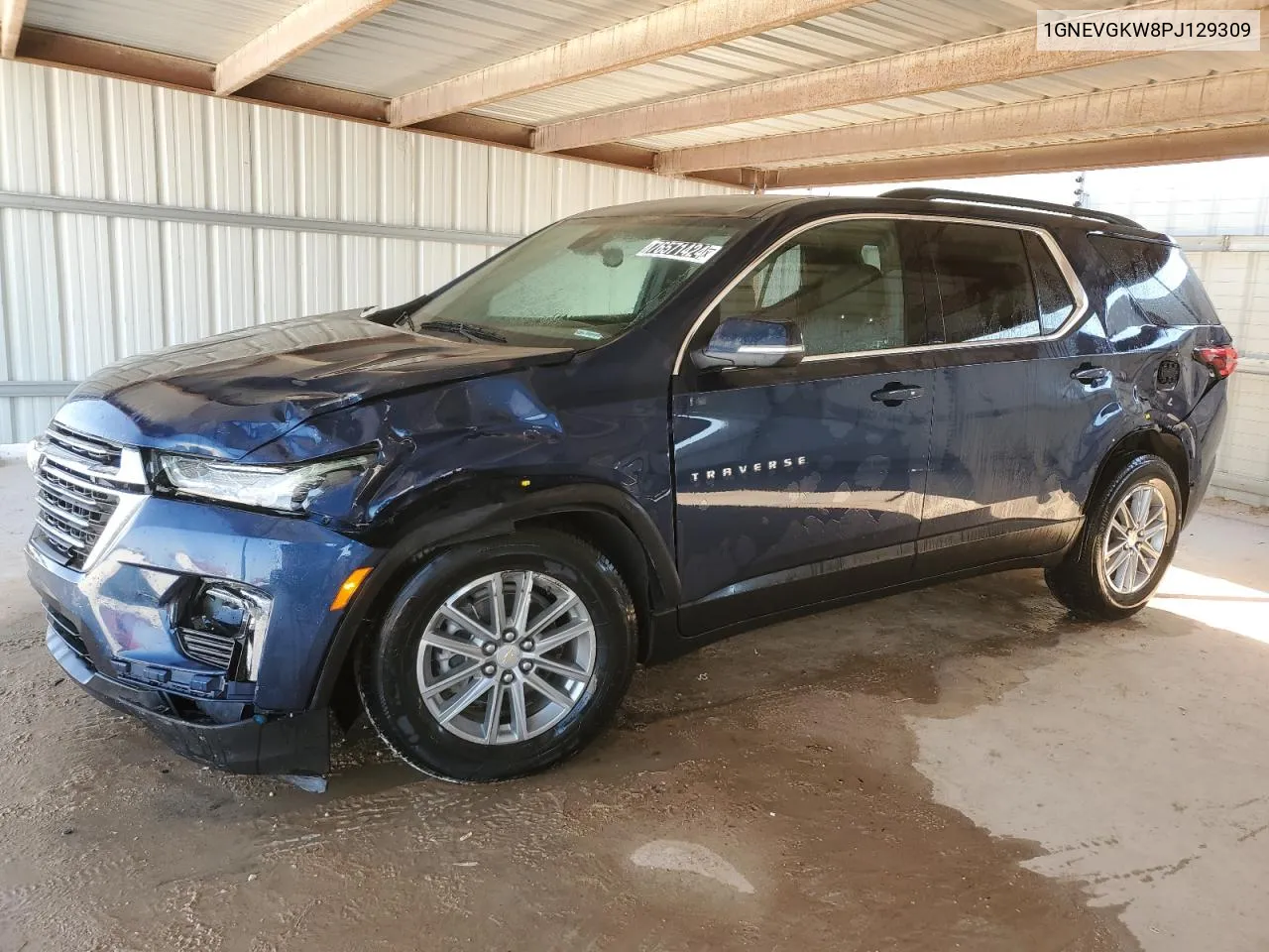 2023 Chevrolet Traverse Lt VIN: 1GNEVGKW8PJ129309 Lot: 76571424