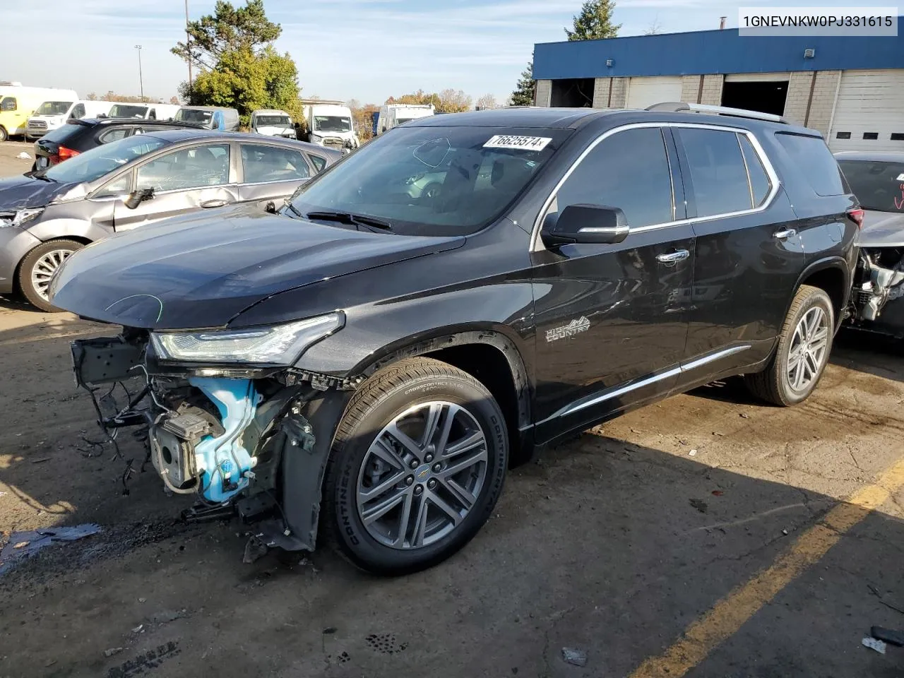 2023 Chevrolet Traverse High Country VIN: 1GNEVNKW0PJ331615 Lot: 76625574