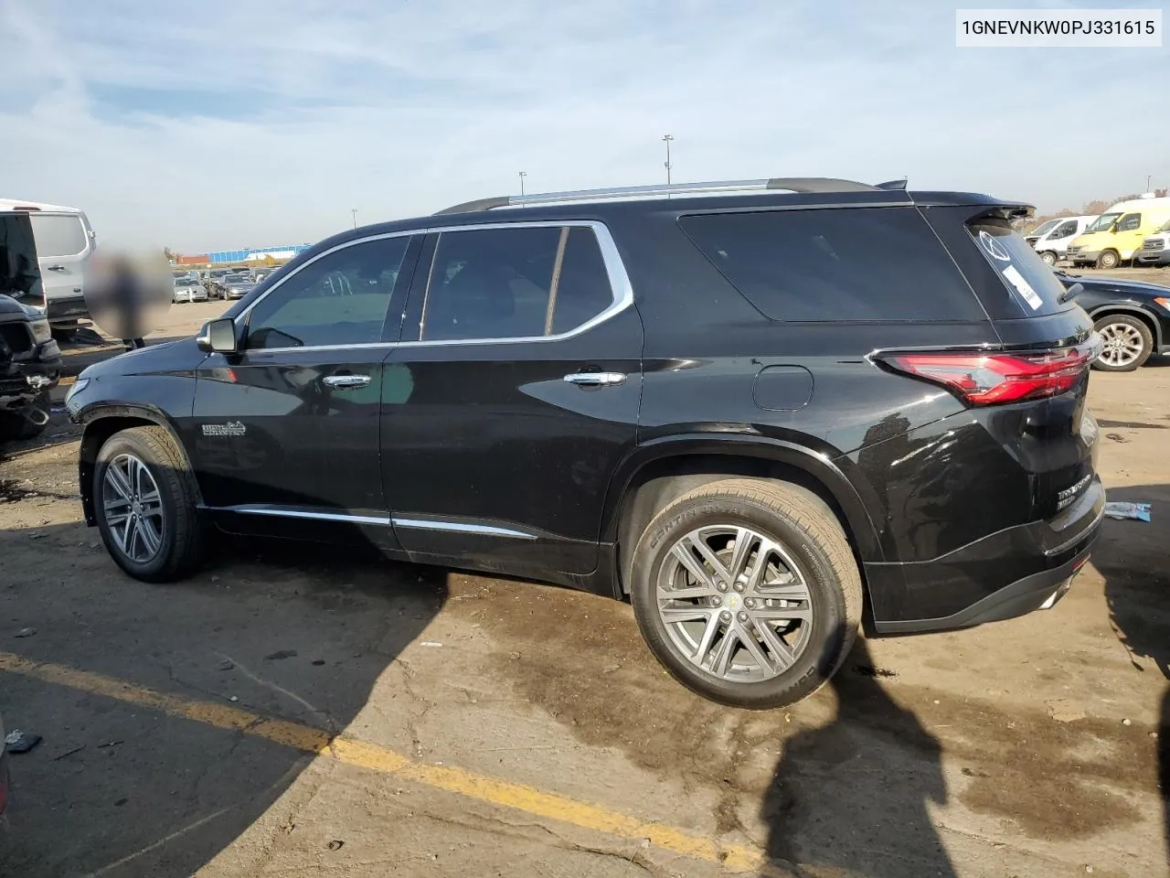 2023 Chevrolet Traverse High Country VIN: 1GNEVNKW0PJ331615 Lot: 76625574