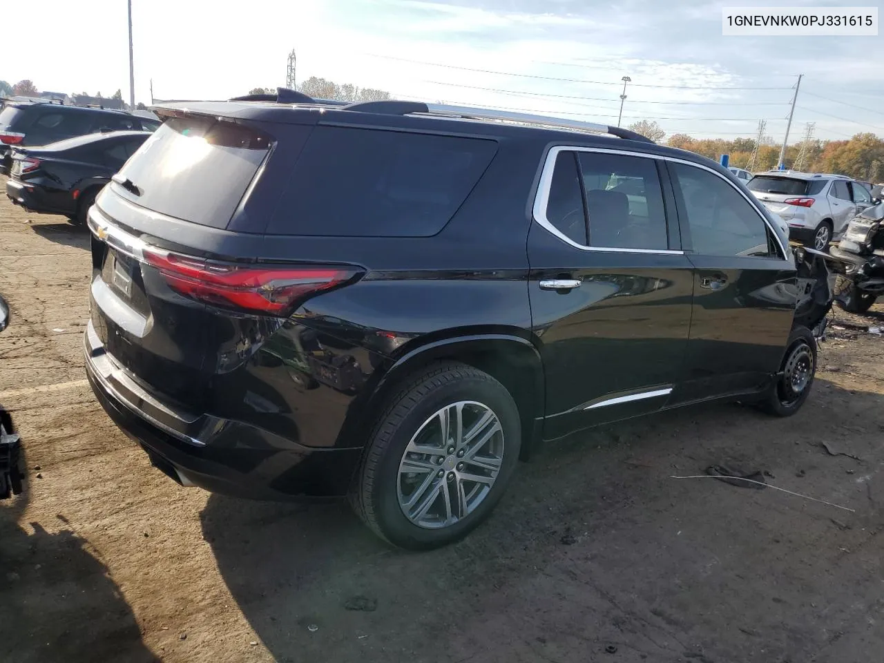 2023 Chevrolet Traverse High Country VIN: 1GNEVNKW0PJ331615 Lot: 76625574