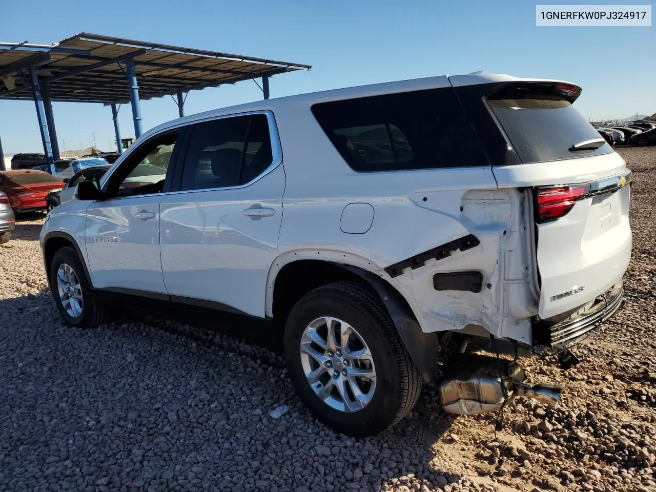 2023 Chevrolet Traverse Ls VIN: 1GNERFKW0PJ324917 Lot: 77521164