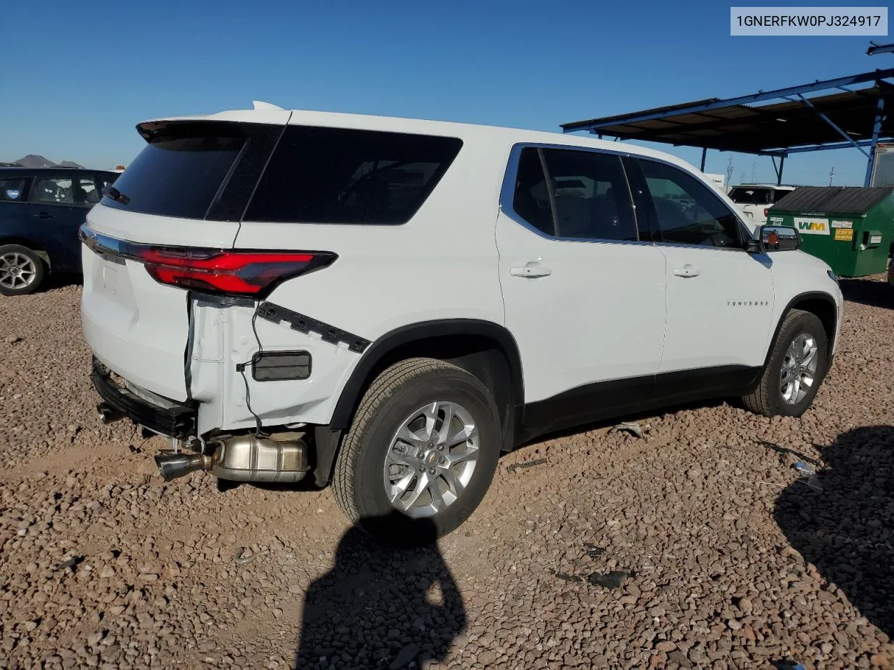 2023 Chevrolet Traverse Ls VIN: 1GNERFKW0PJ324917 Lot: 77521164