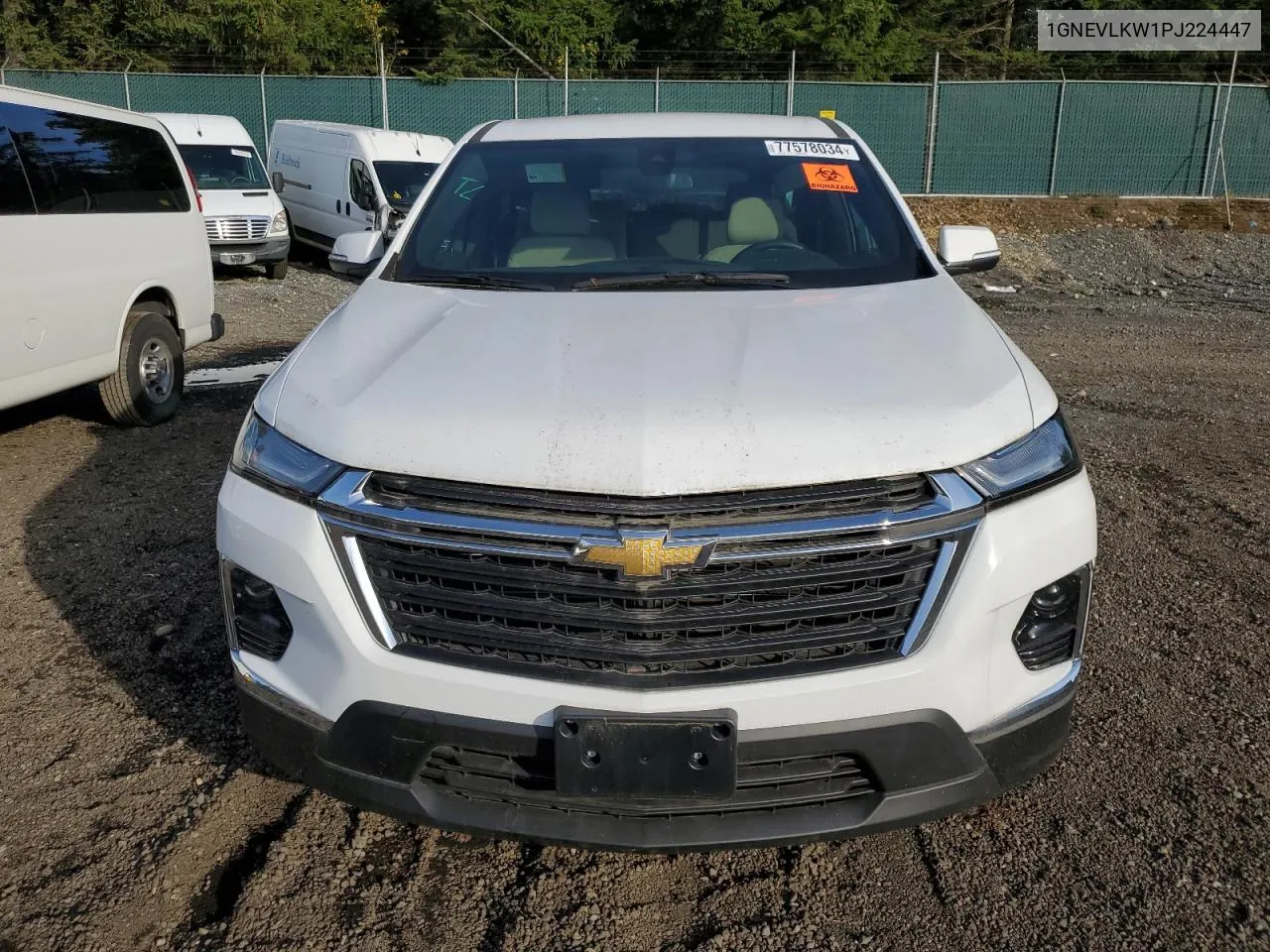 2023 Chevrolet Traverse Ls VIN: 1GNEVLKW1PJ224447 Lot: 77578034