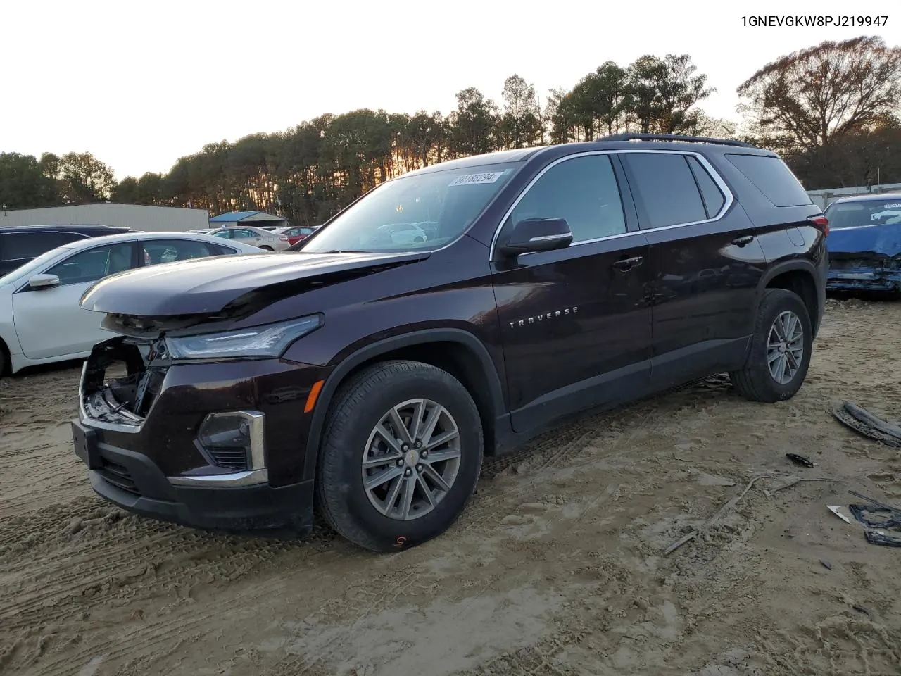 2023 Chevrolet Traverse Lt VIN: 1GNEVGKW8PJ219947 Lot: 80188294