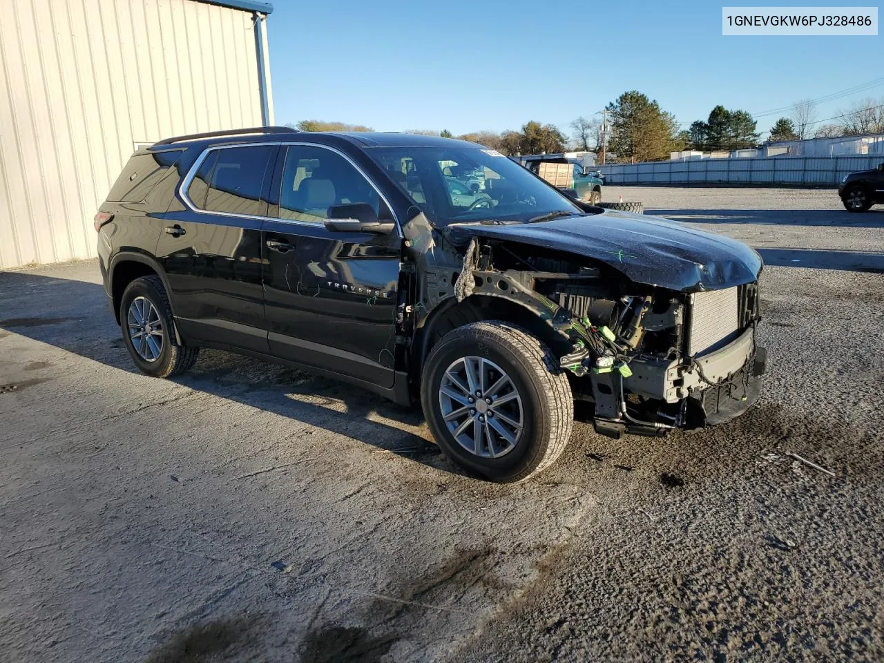 2023 Chevrolet Traverse Lt VIN: 1GNEVGKW6PJ328486 Lot: 80737534