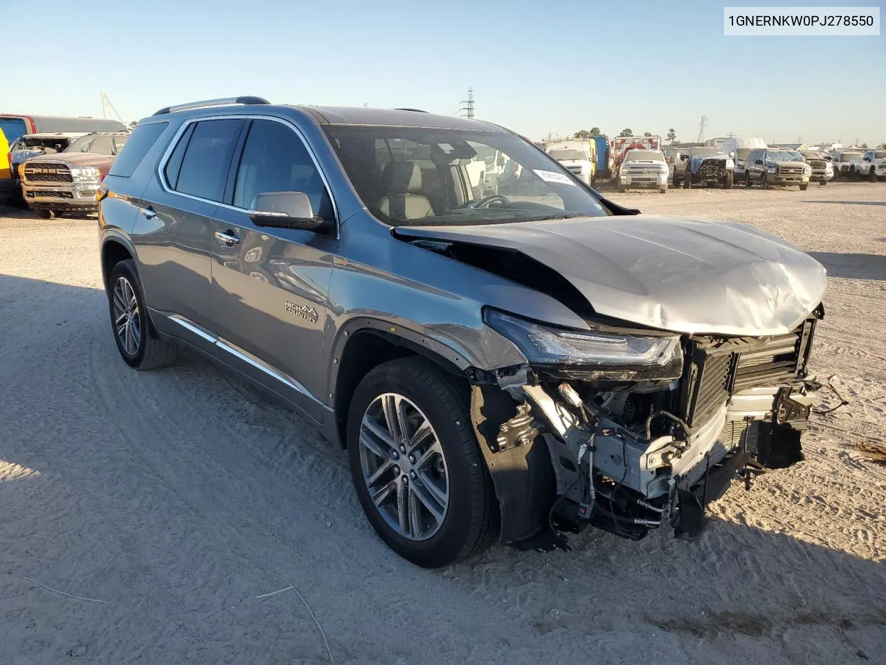 2023 Chevrolet Traverse High Country VIN: 1GNERNKW0PJ278550 Lot: 80854254