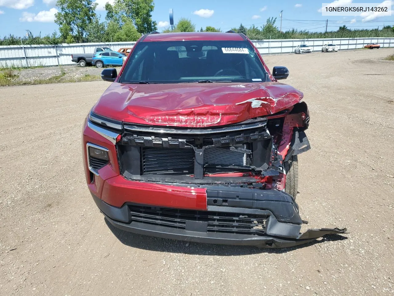 2024 Chevrolet Traverse Lt VIN: 1GNERGKS6RJ143262 Lot: 66844684