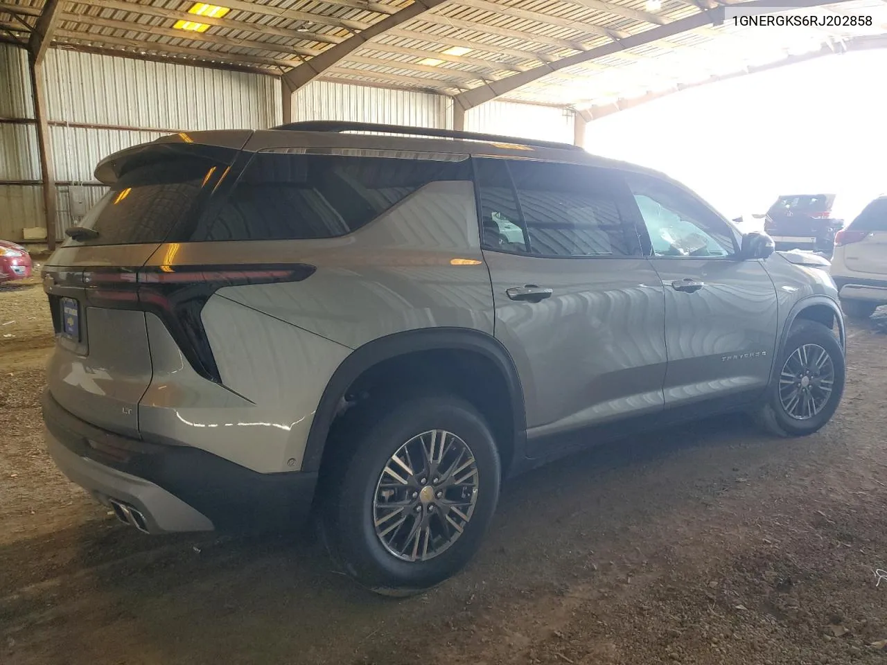 2024 Chevrolet Traverse Lt VIN: 1GNERGKS6RJ202858 Lot: 70256544