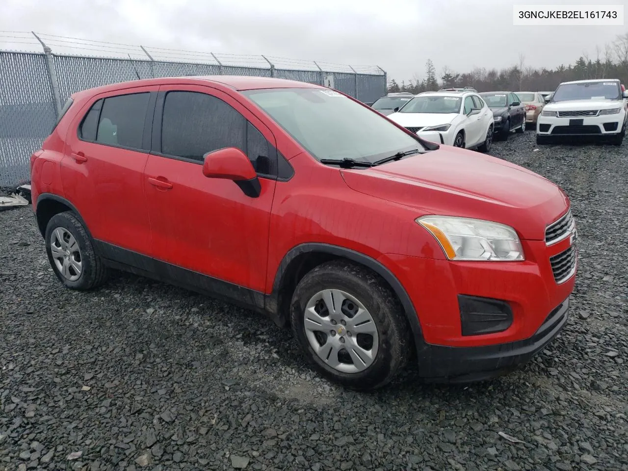 2014 Chevrolet Trax Ls VIN: 3GNCJKEB2EL161743 Lot: 53472654