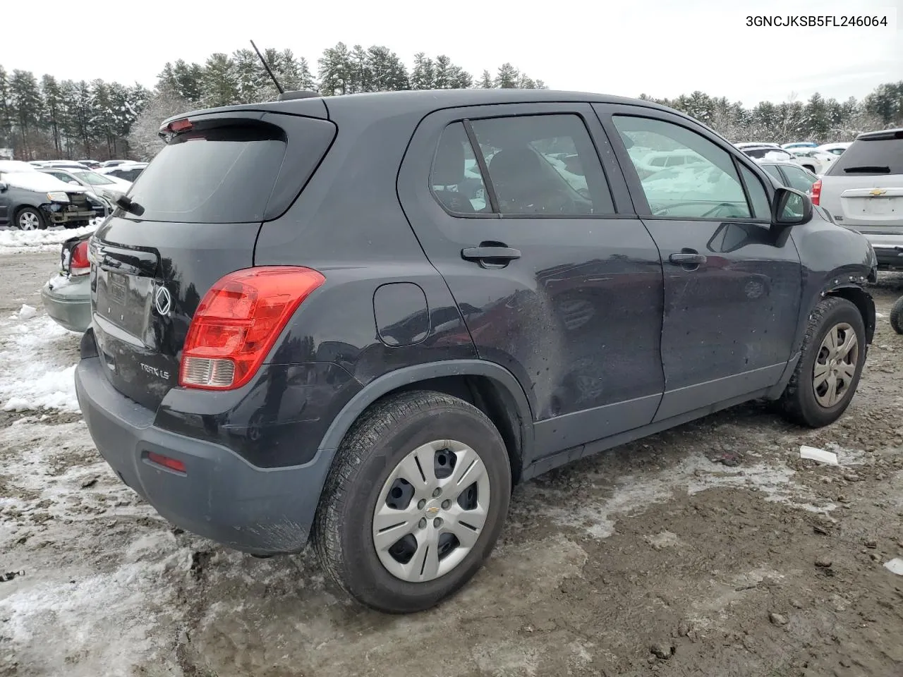 2015 Chevrolet Trax Ls VIN: 3GNCJKSB5FL246064 Lot: 37528734