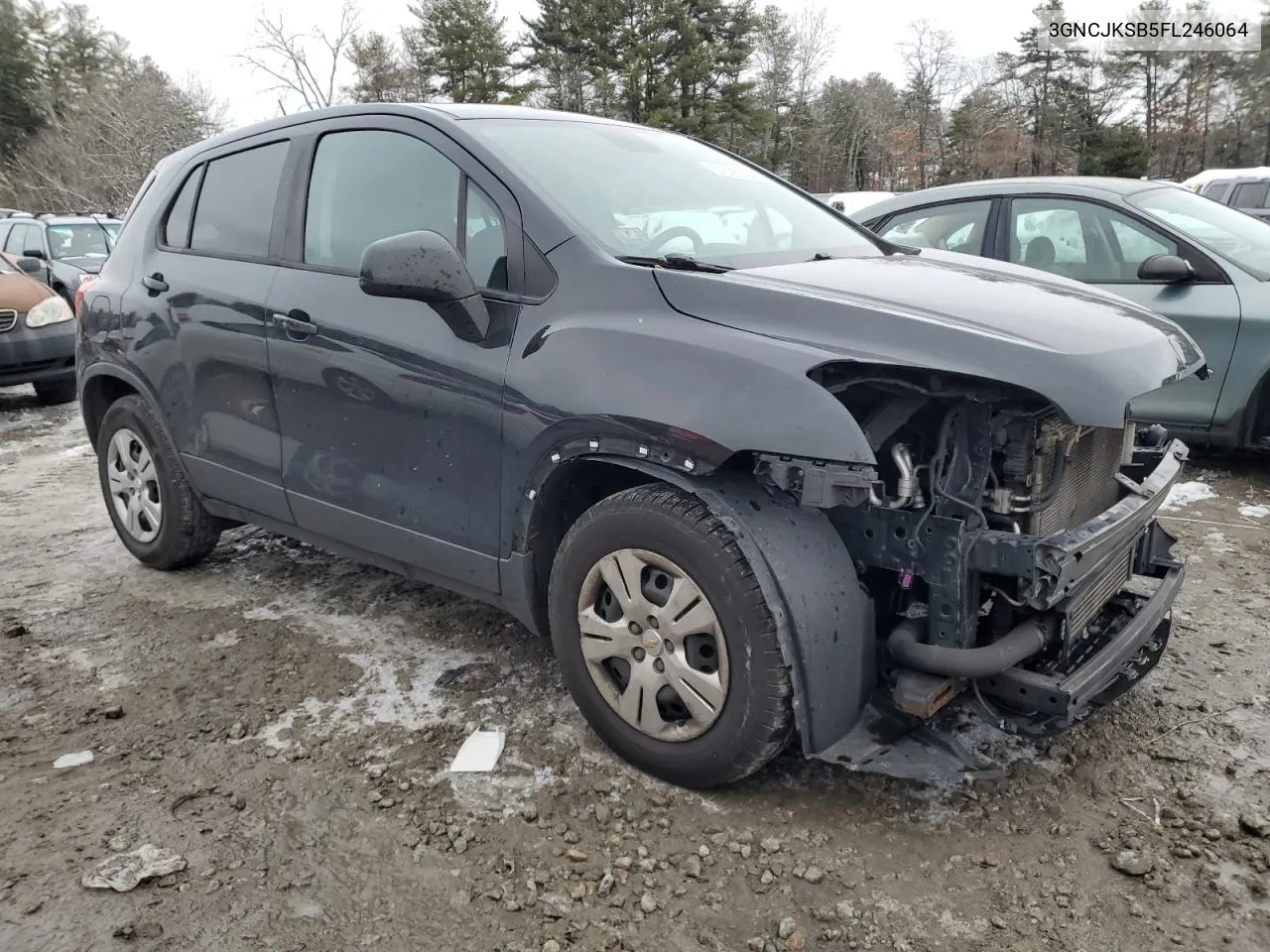 3GNCJKSB5FL246064 2015 Chevrolet Trax Ls